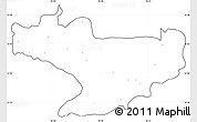 Blank Simple Map of Nilgiris, cropped outside, no labels