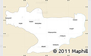 Classic Style Simple Map of Nilgiris, single color outside