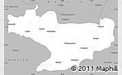 Gray Simple Map of Nilgiris