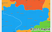 Political Simple Map of Nilgiris