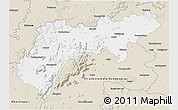 Classic Style 3D Map of North Arcot (Ambedkar)