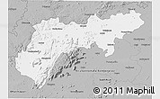 Gray 3D Map of North Arcot (Ambedkar)