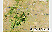 Satellite 3D Map of North Arcot (Ambedkar)