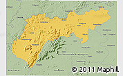 Savanna Style 3D Map of North Arcot (Ambedkar)