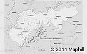 Silver Style 3D Map of North Arcot (Ambedkar)