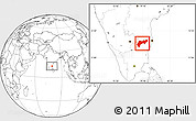 Blank Location Map of North Arcot (Ambedkar)