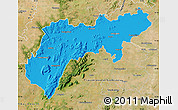 Political Map of North Arcot (Ambedkar), satellite outside