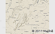 Shaded Relief Map of North Arcot (Ambedkar)