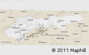 Classic Style Panoramic Map of North Arcot (Ambedkar)