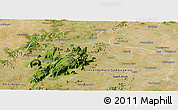Satellite Panoramic Map of North Arcot (Ambedkar)