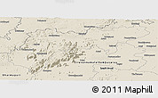 Shaded Relief Panoramic Map of North Arcot (Ambedkar)