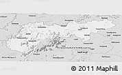Silver Style Panoramic Map of North Arcot (Ambedkar)