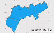 Political Simple Map of North Arcot (Ambedkar), cropped outside