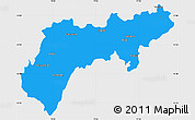 Political Simple Map of North Arcot (Ambedkar), single color outside