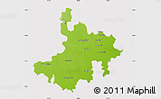 Physical Map of Pasumpon Muthuramalingam, cropped outside