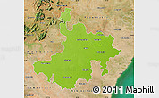 Physical Map of Pasumpon Muthuramalingam, satellite outside
