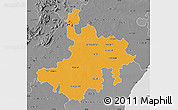 Political Map of Pasumpon Muthuramalingam, desaturated