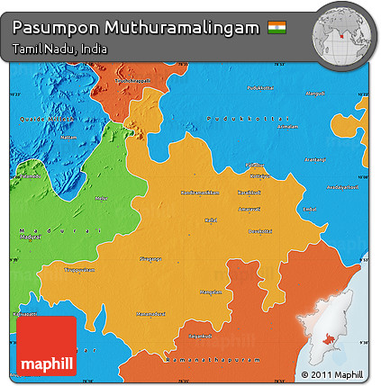 Political Map of Pasumpon Muthuramalingam