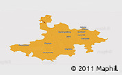 Political Panoramic Map of Pasumpon Muthuramalingam, cropped outside