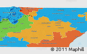 Political Panoramic Map of Pasumpon Muthuramalingam