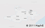 Silver Style Panoramic Map of Pasumpon Muthuramalingam, single color outside