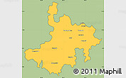 Savanna Style Simple Map of Pasumpon Muthuramalingam, cropped outside