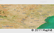 Satellite Panoramic Map of Pudukkottai