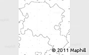 Blank Simple Map of Pudukkottai, no labels