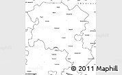 Blank Simple Map of Pudukkottai