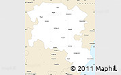 Classic Style Simple Map of Pudukkottai