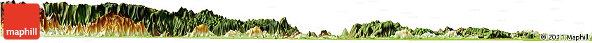 Satellite Horizon Map of Quaide Milleth, physical outside
