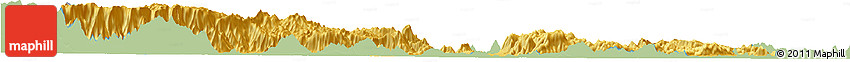 Savanna Style Horizon Map of Quaide Milleth, single color outside