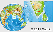 Physical Location Map of Quaide Milleth