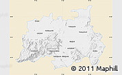 Classic Style Map of Quaide Milleth, single color outside