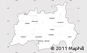 Silver Style Simple Map of Quaide Milleth, cropped outside