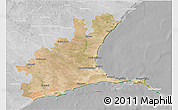 Satellite 3D Map of Ramanathapuram, lighten, desaturated