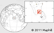 Blank Location Map of Ramanathapuram
