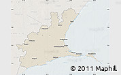 Shaded Relief Map of Ramanathapuram, lighten