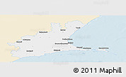 Classic Style Panoramic Map of Ramanathapuram, single color outside