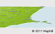 Physical Panoramic Map of Ramanathapuram