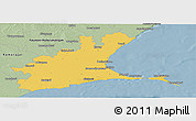 Savanna Style Panoramic Map of Ramanathapuram