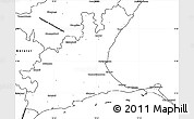 Blank Simple Map of Ramanathapuram