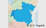 Political Map of South Arcot, lighten