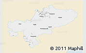 Classic Style 3D Map of Tiruchchirappalli, single color outside
