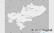 Gray Map of Tiruchchirappalli, single color outside