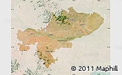 Satellite Map of Tiruchchirappalli, lighten