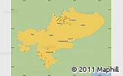 Savanna Style Map of Tiruchchirappalli, single color outside