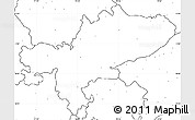 Blank Simple Map of Tiruchchirappalli, no labels