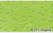 Physical Map of Agra