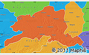 Political Map of Agra